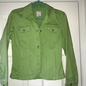 Live a Little Lime Green Jacket